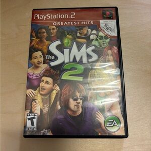 Sims 2 for the PS2 CIB W/ Manual Tested & Working